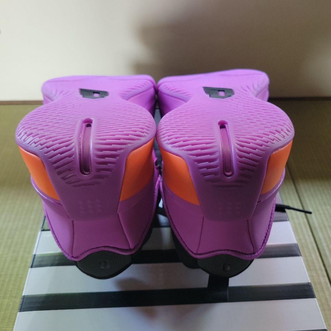 アディダス DAME 9 LOW TRAINERS パープル　箱つき