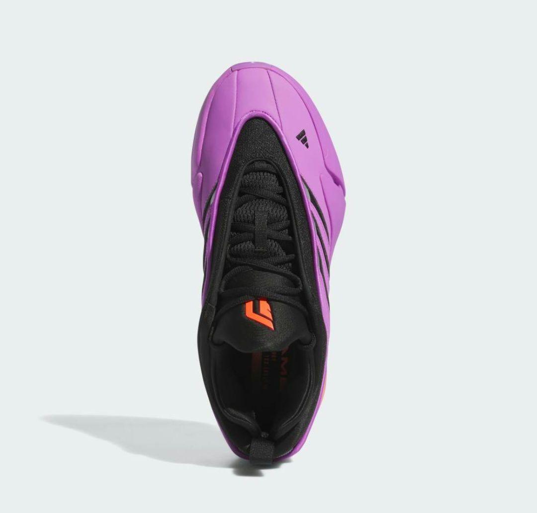 アディダス DAME 9 LOW TRAINERS パープル　箱つき