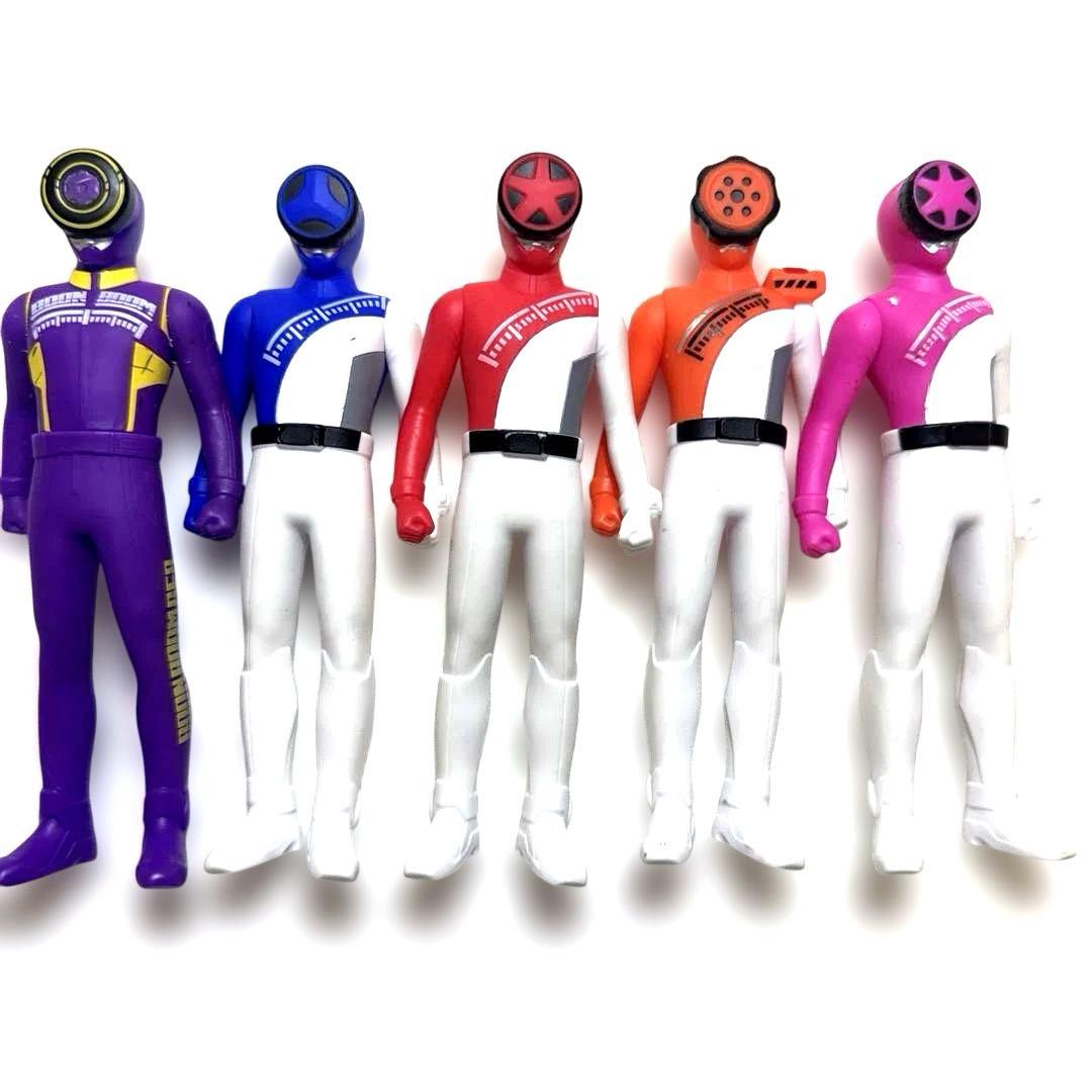 爆上戦隊ブンブンジャー ソフビ　フィギュア　5体セット