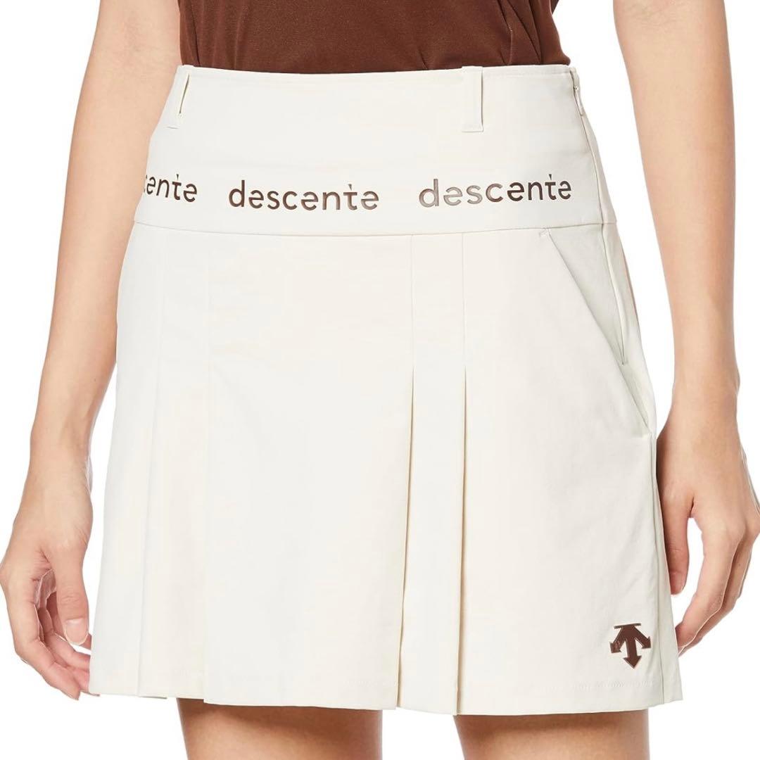 DESCENTE GOLF プリーツスカートインナー付き（ベージュ） 春夏