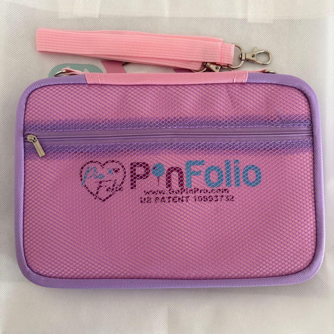 ピンバッジ 収納ケース PinFolio 海外 ピントレ コレクション バッグ