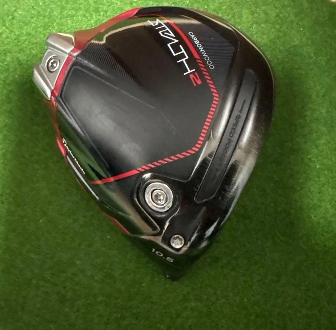 テーラーメイド ステルス2 ドライバー 10.5° ヘッドのみ ヘッドカバー付