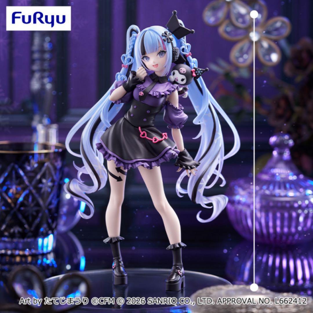 雪ミク×クロミ　初音ミク×チロルチョコ ミルクver. 桜ミク お花見コーデ