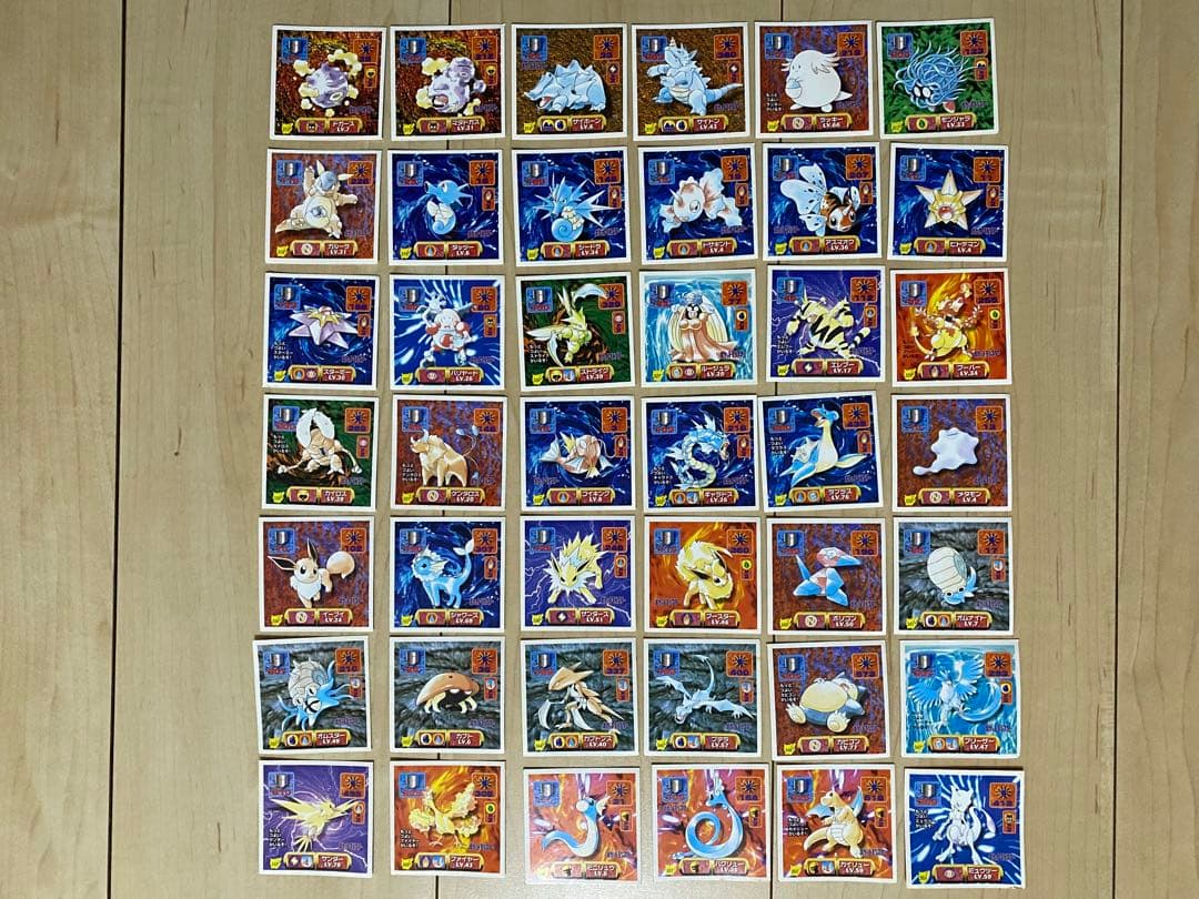アマダ　初期・SUPER DX　ポケモン最強シール列伝など　約850枚