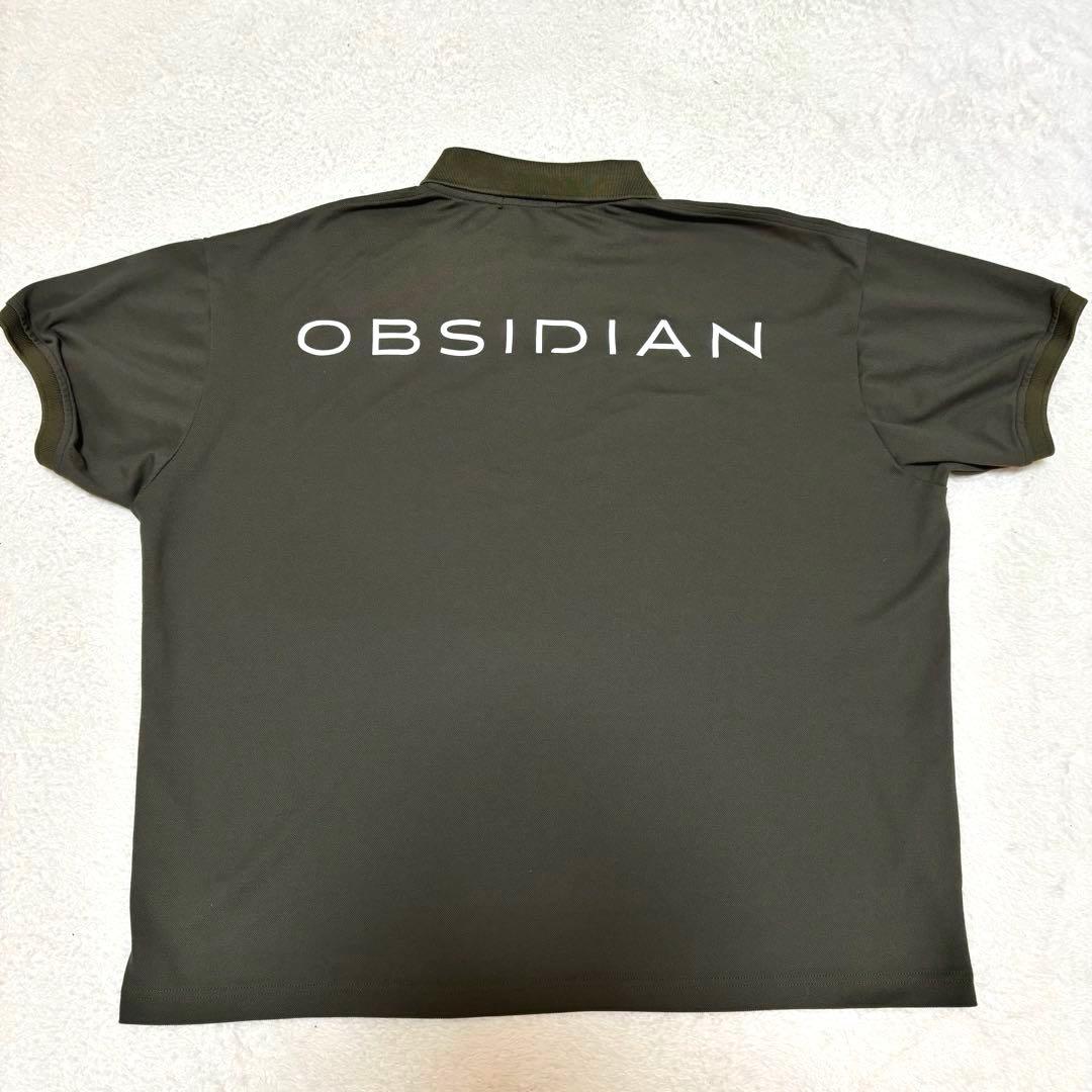 か*ん様 OBSIDIAN オブシディアン BIGポロシャツ　【ゆったりしたMサ