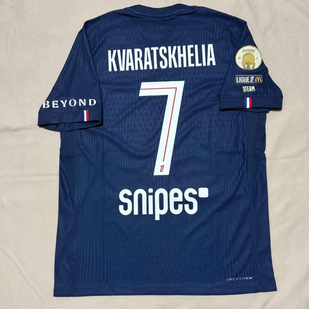 新品　PSG　adv　25/26　ホーム　クヴァラツヘリア　パリサンジェルマン