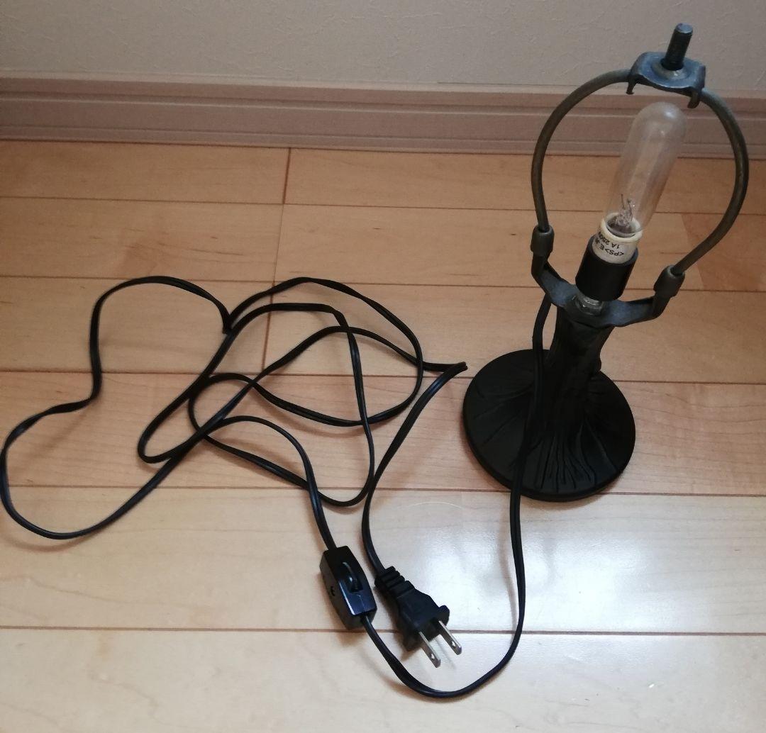 ステンドグラス製スタンドライト - 青色シェード ティファニーランプ