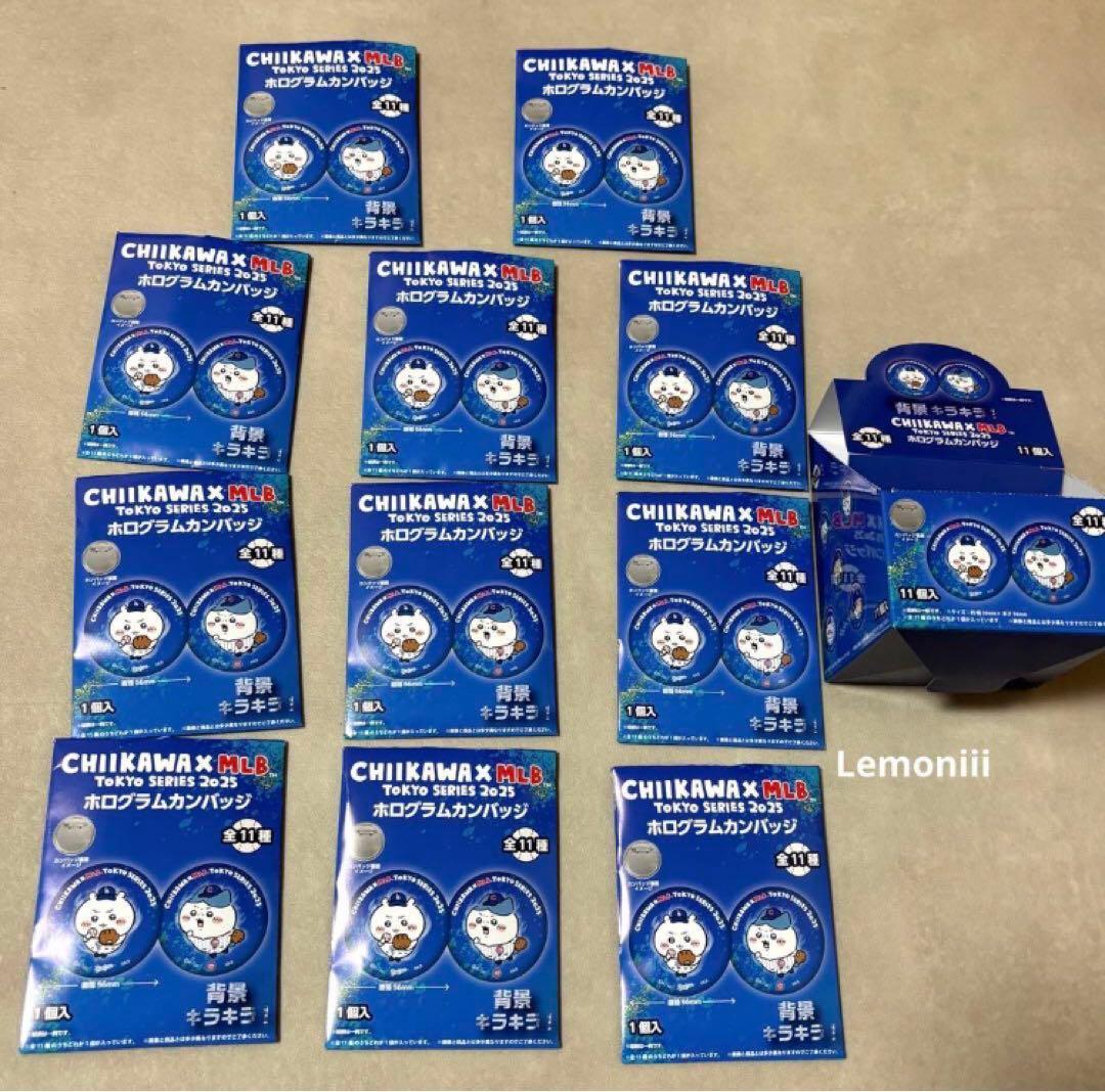 ちいかわ MLB ドジャース カブス ホログラムバッジ コンプリート 11点