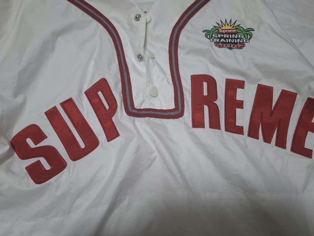 応援グッズ Supreme Snap-Off Sleeve L/S Baseball Top