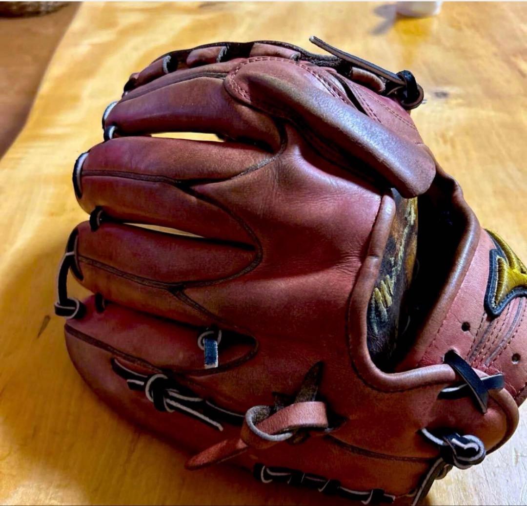 Mizuno ブラウン 硬式グローブ 右投げ用