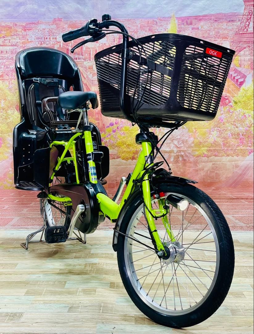 ZK3644 電動自転車 パナソニック ギュット 子供乗せ 20インチ 送料無料