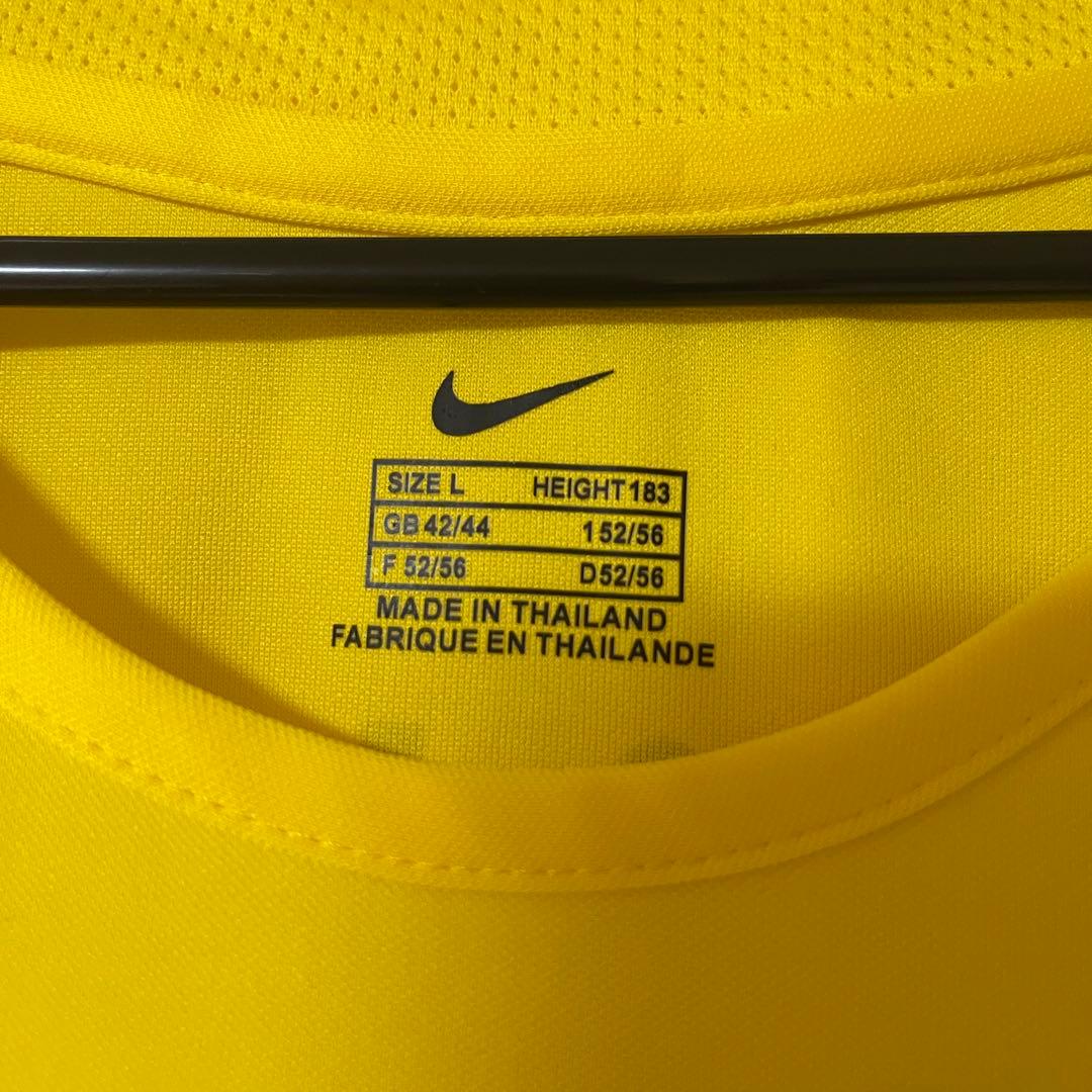 ブラジル代表2002リバウドホームサッカーユニフォームNIKE football