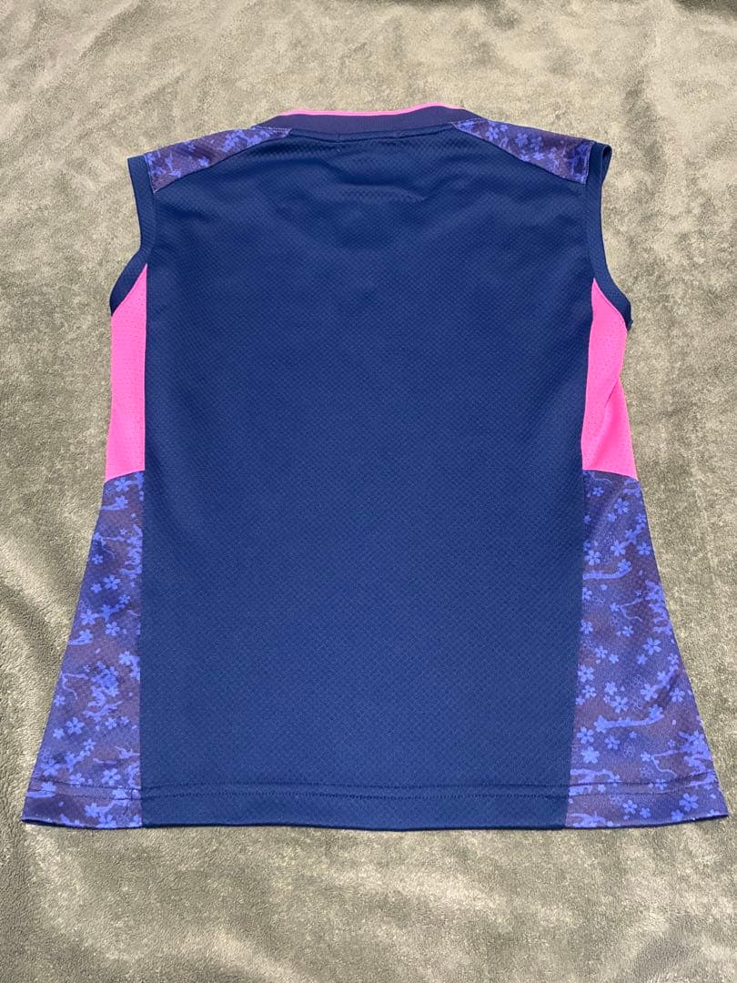 YONEX バドミントンウェア S ネイビー/ピンク
