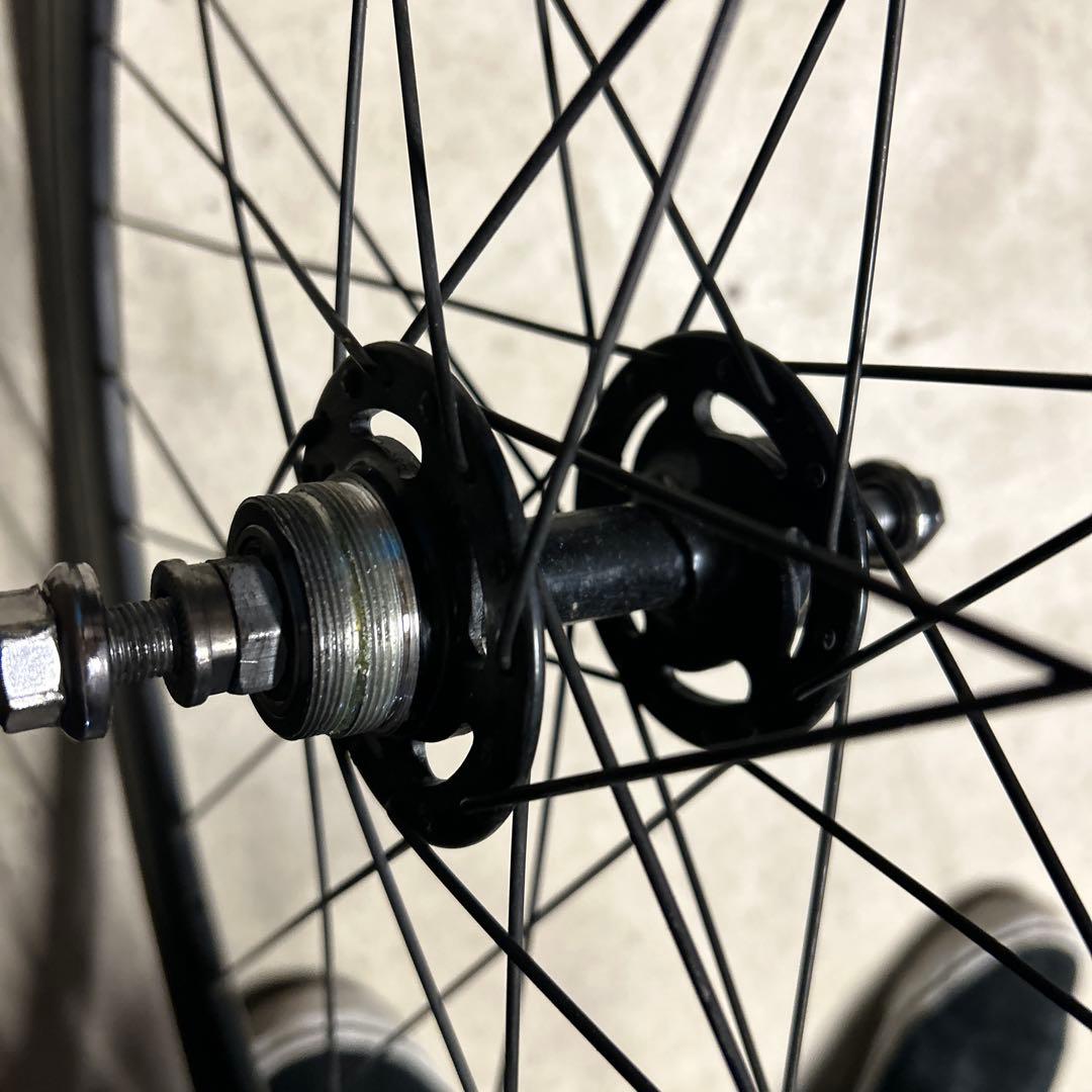 700cクリンチャー用ブラックホイールピスト