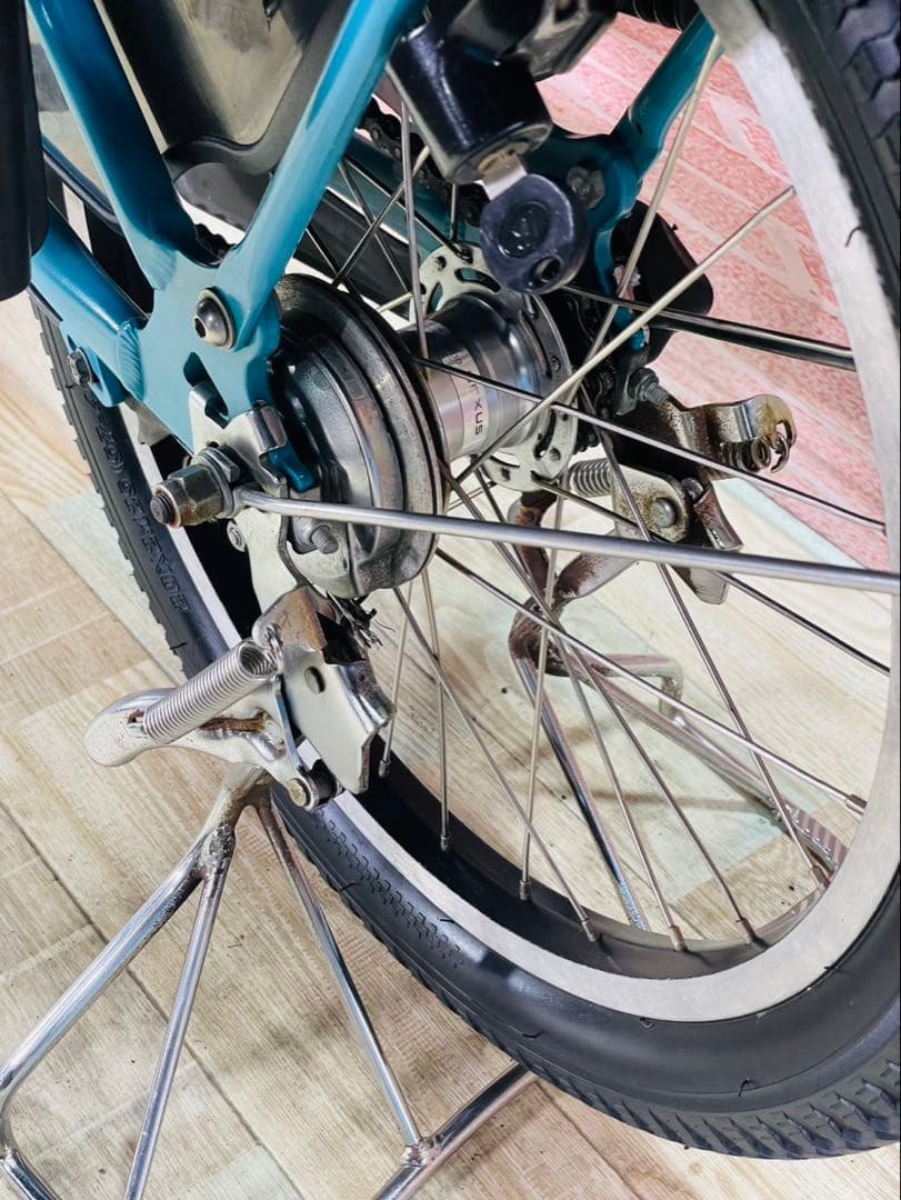 ZK3742 電動自転車 ブリヂストン アンジェリーノ 子供乗せ 20インチ