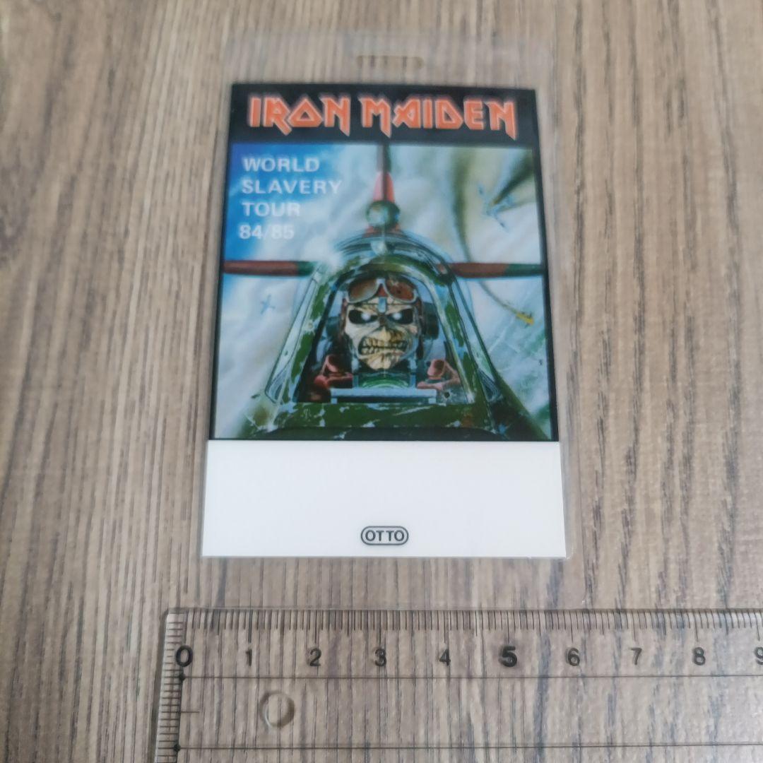 IRON MAIDEN ワールドツアー バックステージパス 84/85