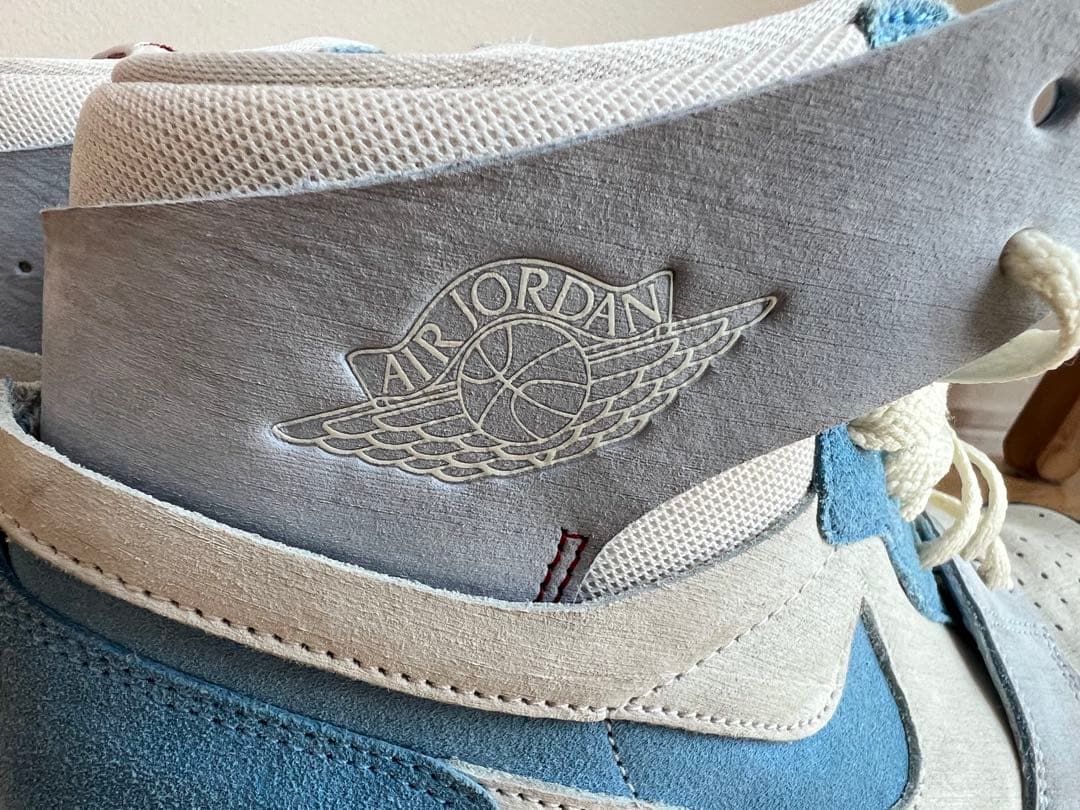 NIKE☆ Air Jordan ナイキハイカットスニーカー ブルー/ホワイト