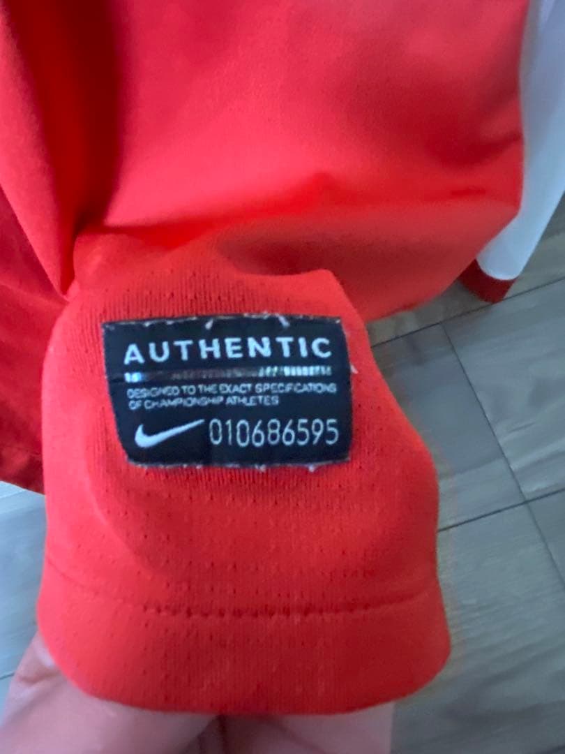 Nike アーセナル 長袖シャツ 赤/白