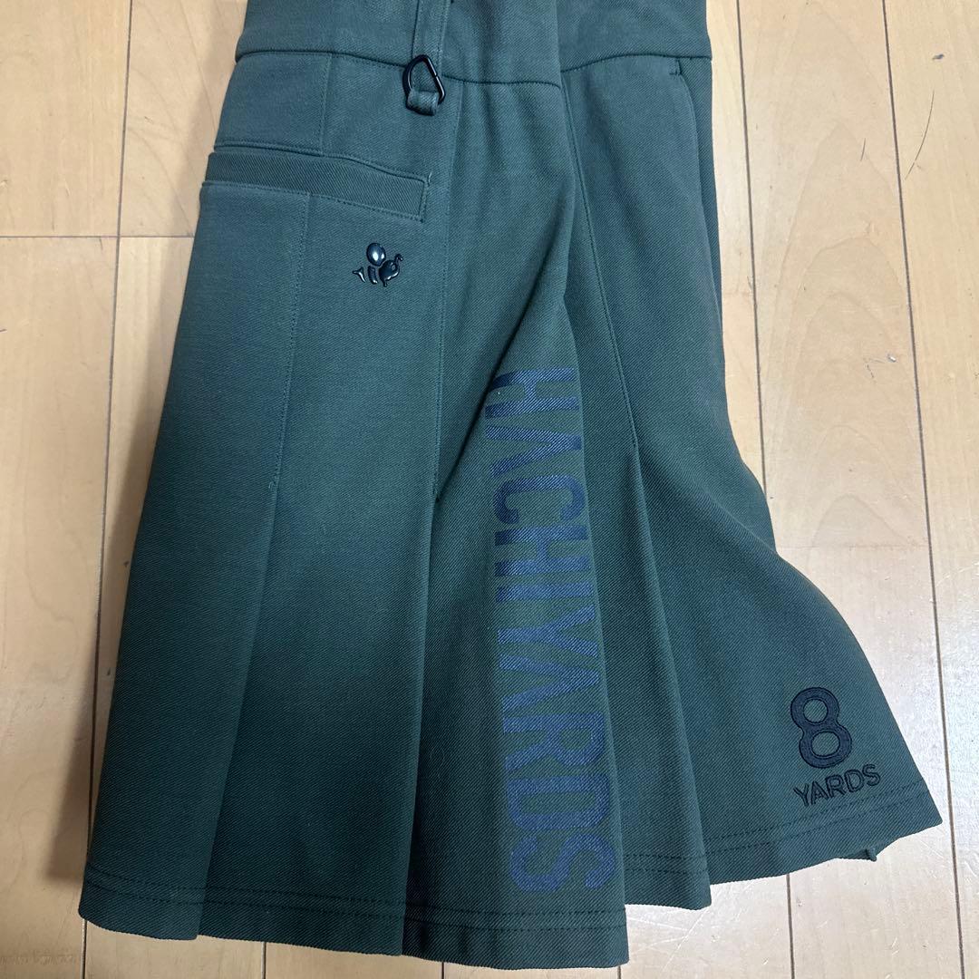 8 YARDS カーキ プリーツスカート
