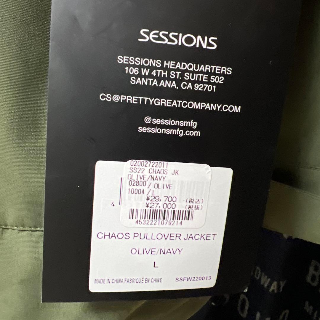 スノーボード SESSION CHAOS PULLOVER JACKET L