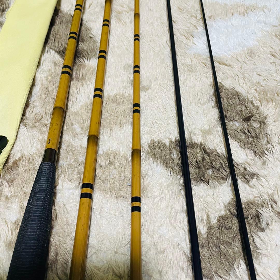 【美品】DAIWA ダイワ 月光 柔 15尺　ヘラブナ竿　5本継　カーボンヘラ竿