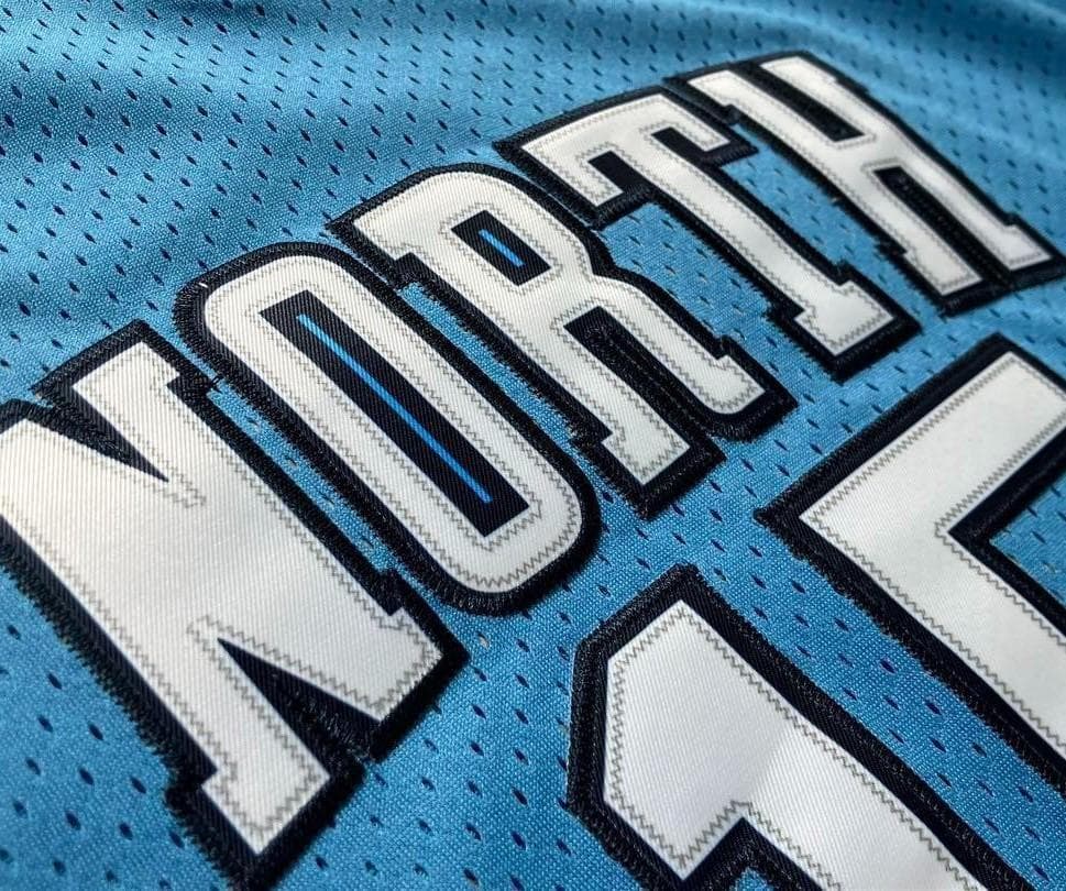 新品　ビンス・カーター　ノースカロライナ大学　ユニフォーム　NBA　バスケ　刺繍