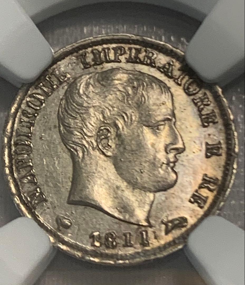 1811年 ナポレオン王国 5ソルディ　シルバー
