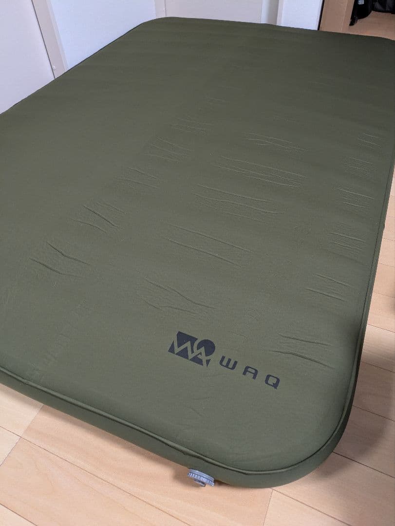WAQ リラクシングキャンプマット オリーブ ピロー付