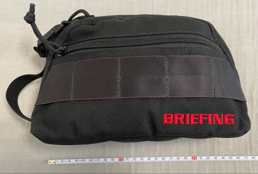 【美品】BRIEFING ブリーフィング ポーチ／セカンドバッグ ブラック