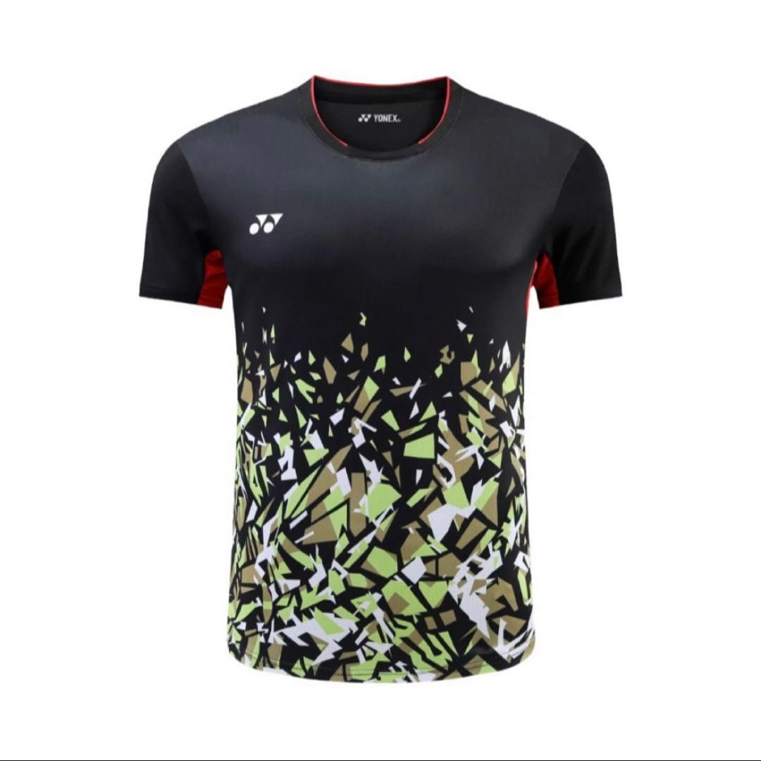 ヨネックス　YONEX バドミントン日本代表モデルゲームシャツ　新品　Lブラック