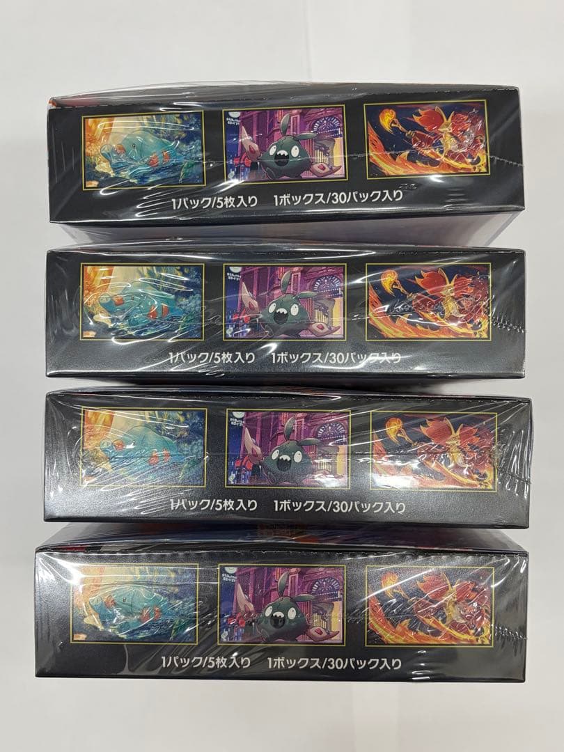 ポケモンカード　ニンジャスピナー　シュリンク付き　4BOX