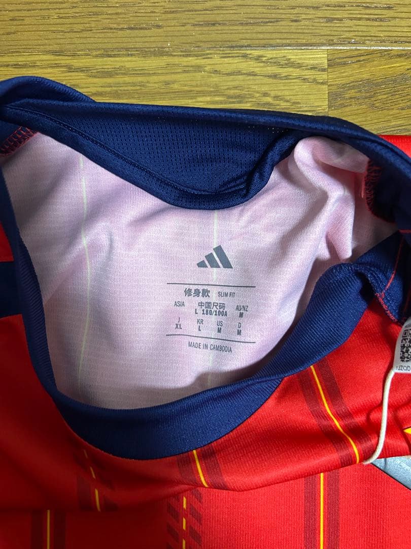 adidas スペイン代表 サッカーシャツ Lサイズ 新品