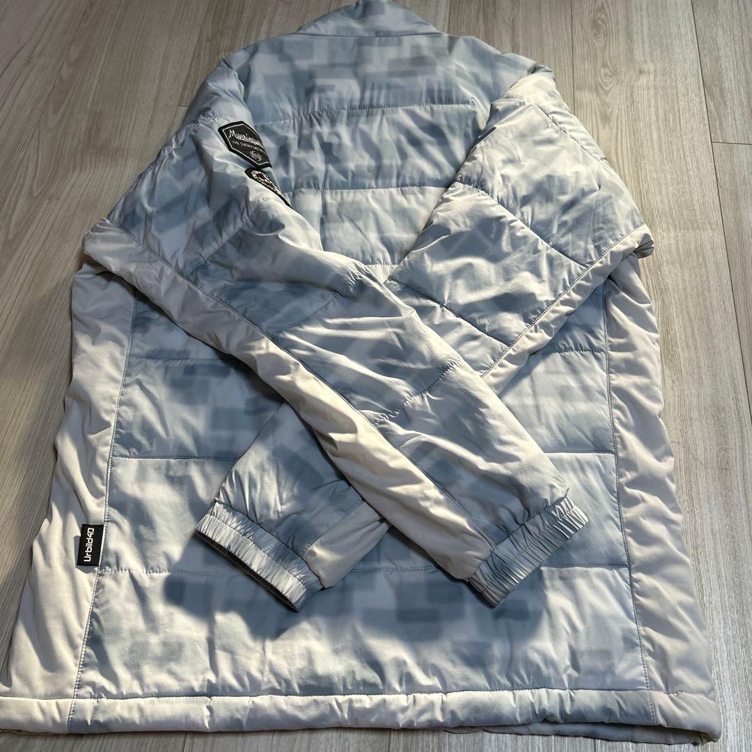 Munsingwear シルバー キルティングジャケット L 軽量ダウン