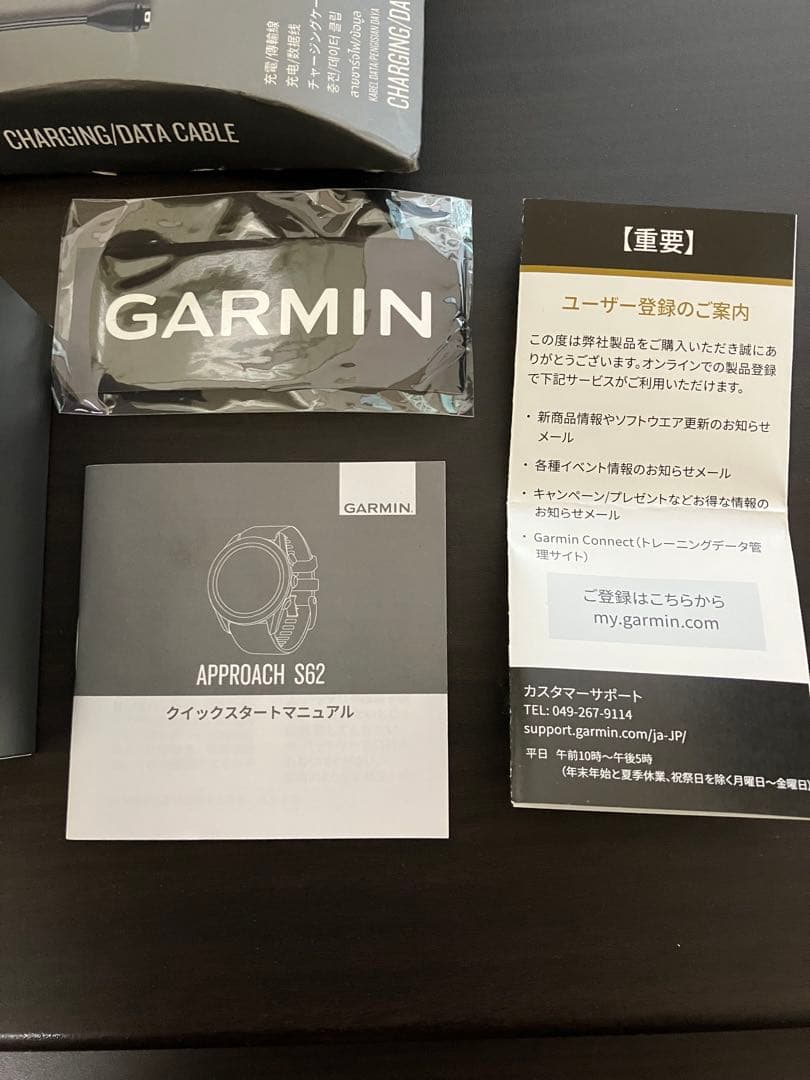美品！GARMIN Approach S62 USED 定価81,800円