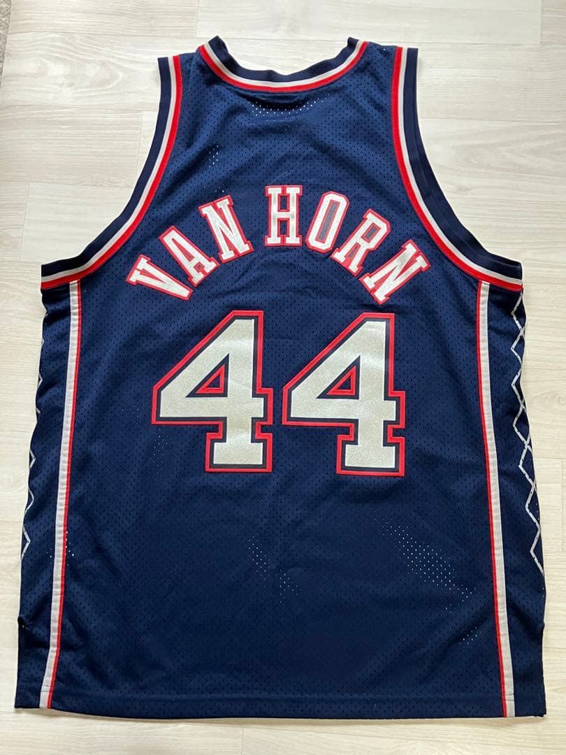【希少】NBA キース・バンホーン NETS　ネッツ　ユニフォーム　美品　刺繍