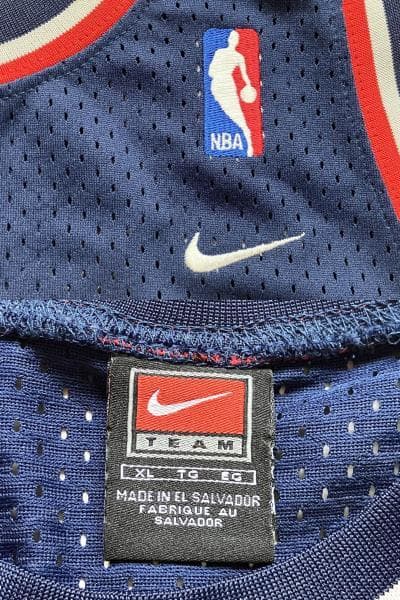 【希少】NBA キース・バンホーン NETS　ネッツ　ユニフォーム　美品　刺繍