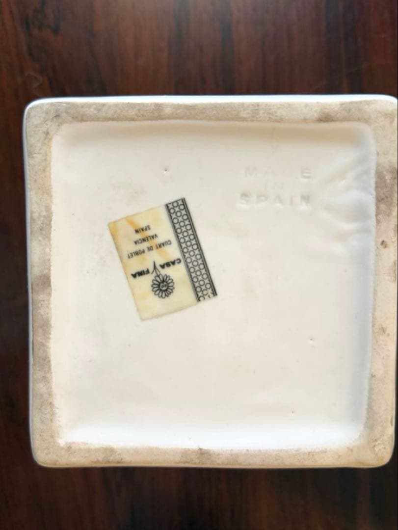 【1960Sヴィンテージ】英国購入・Casa Fina陶器フラワーベース、鉢にも