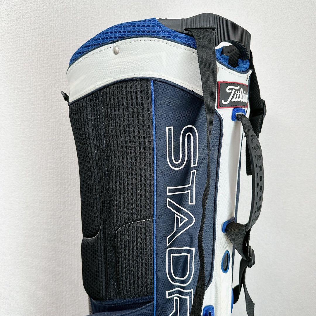 タイトリスト StaDry 防水スタンドキャディバッグ 4分割 9.5型ネイビー