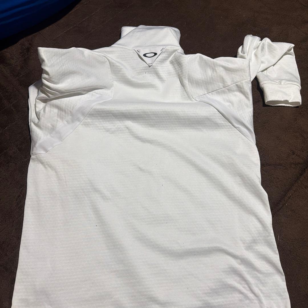 Oakley ハイネック ホワイトシャツ　2XL