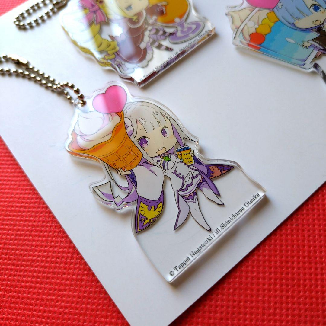❣️早い者勝ち❣️　リゼロ×ミニストップ　コラボグッズ　アクリルキーホルダー