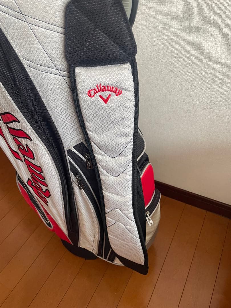 Callaway キャディバッグ ホワイト　ブラック　キャロウェイ