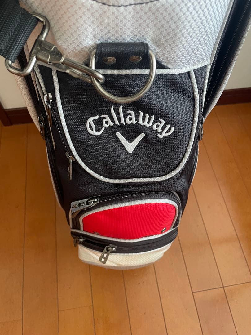 Callaway キャディバッグ ホワイト　ブラック　キャロウェイ