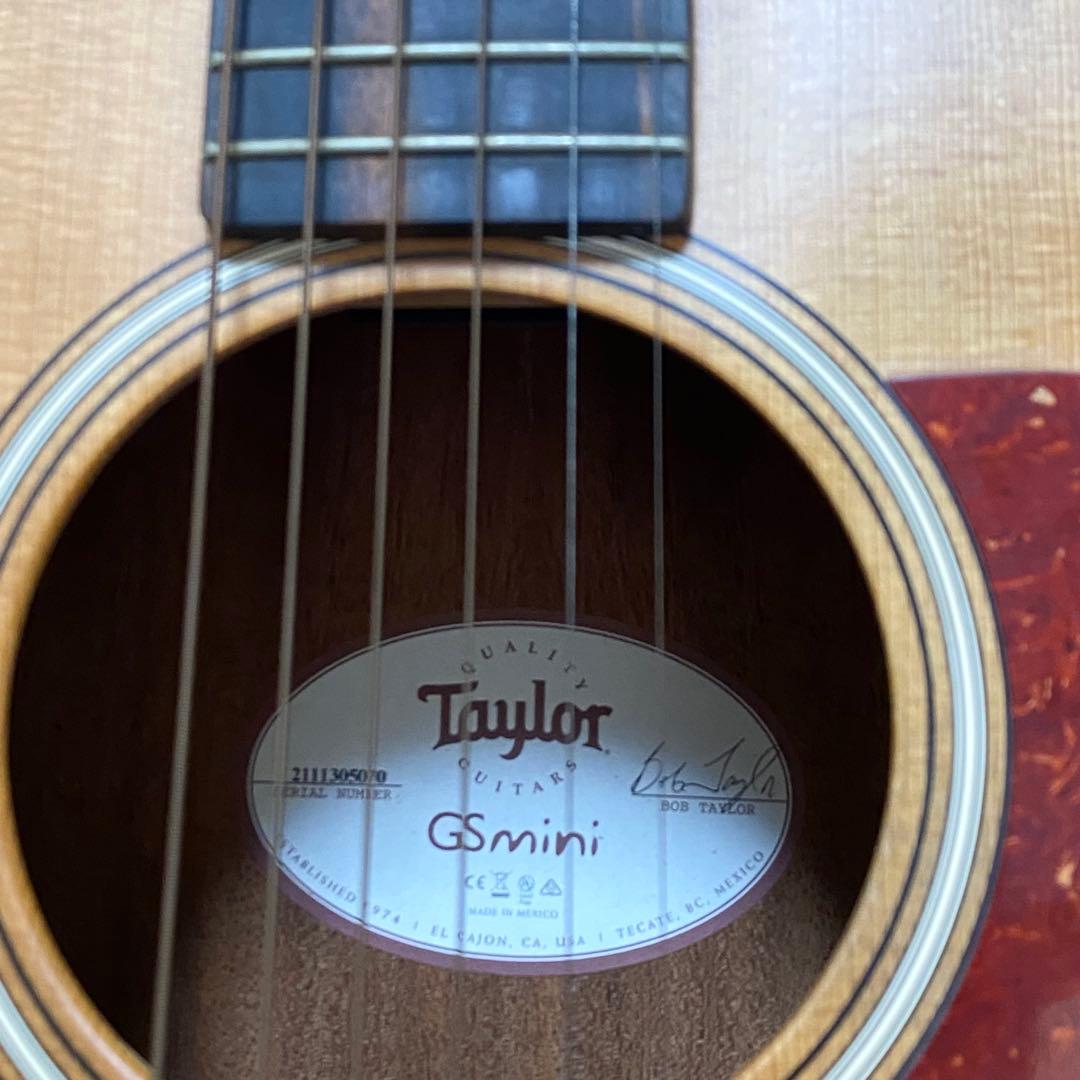Taylor （テイラー） GS mini オリジナルギグケース マニュアル付き