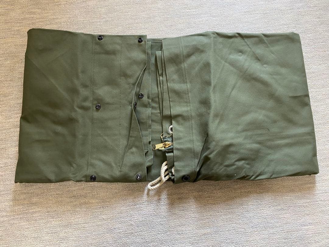 【希少・美品】　USパップテント　シェルターハーフ　03年製　ファスナー加工済み