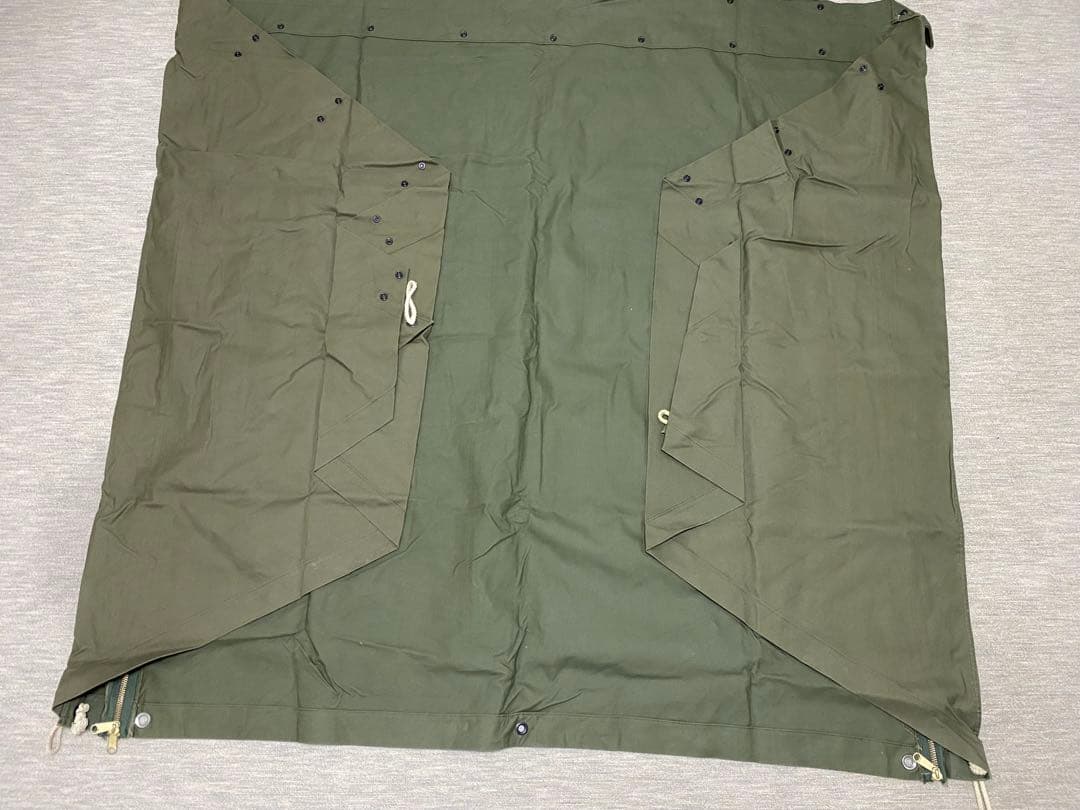 【希少・美品】　USパップテント　シェルターハーフ　03年製　ファスナー加工済み