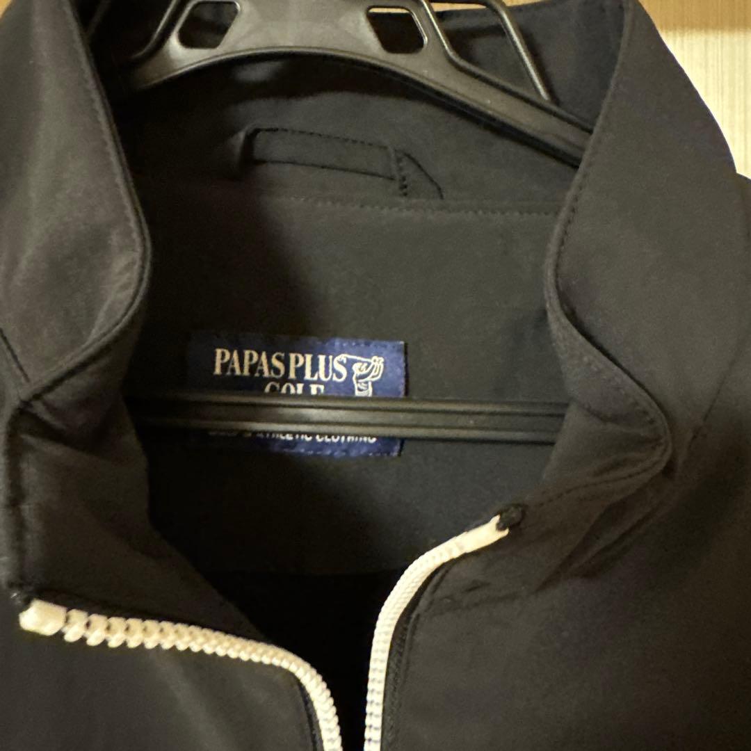 PAPAS PLUS ゴルフジャケット ブラック