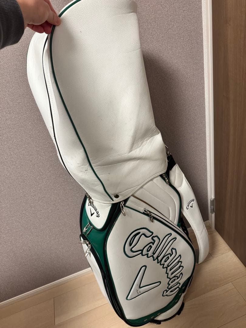 Callaway キャディバッグ ホワイト/グリーン