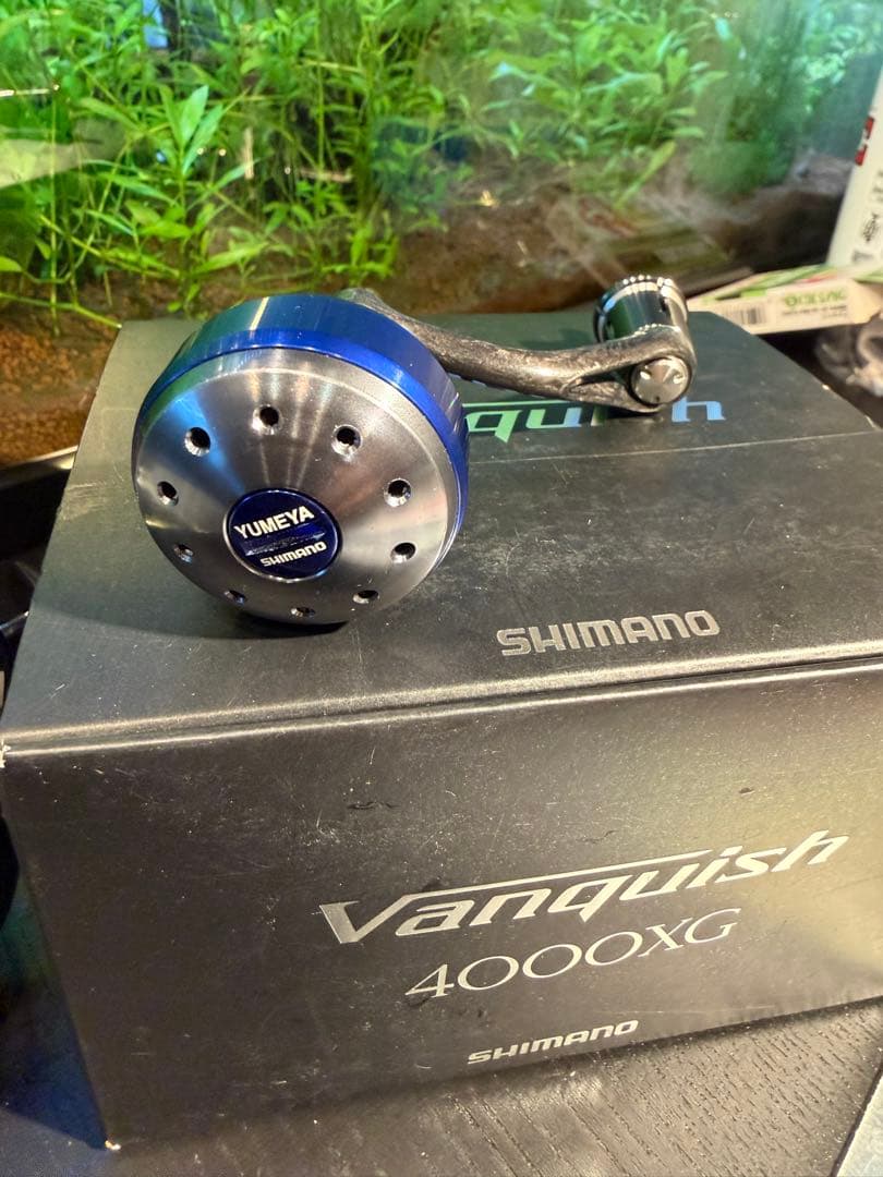 シマノ ヴァンキッシュ4000XG 夢屋ハンドル付