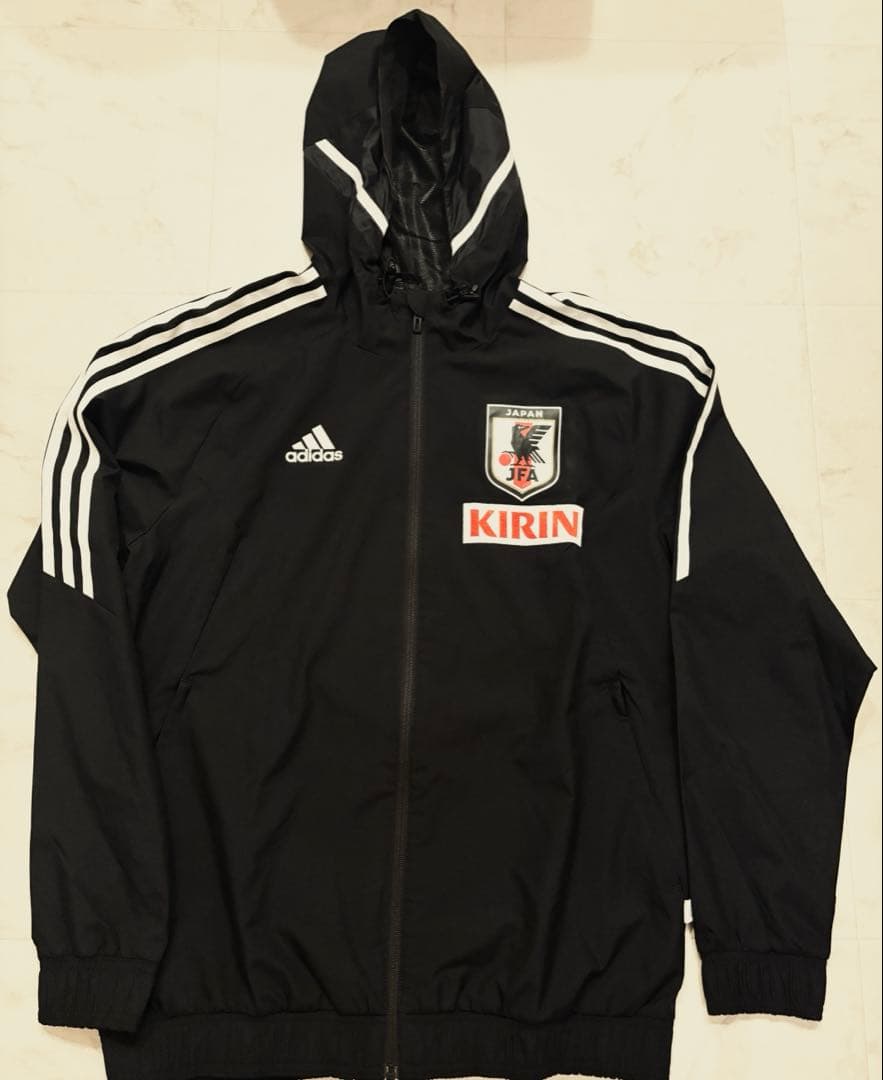 【JFA支給】adidas 日本代表 ウィンドブレーカー 黒