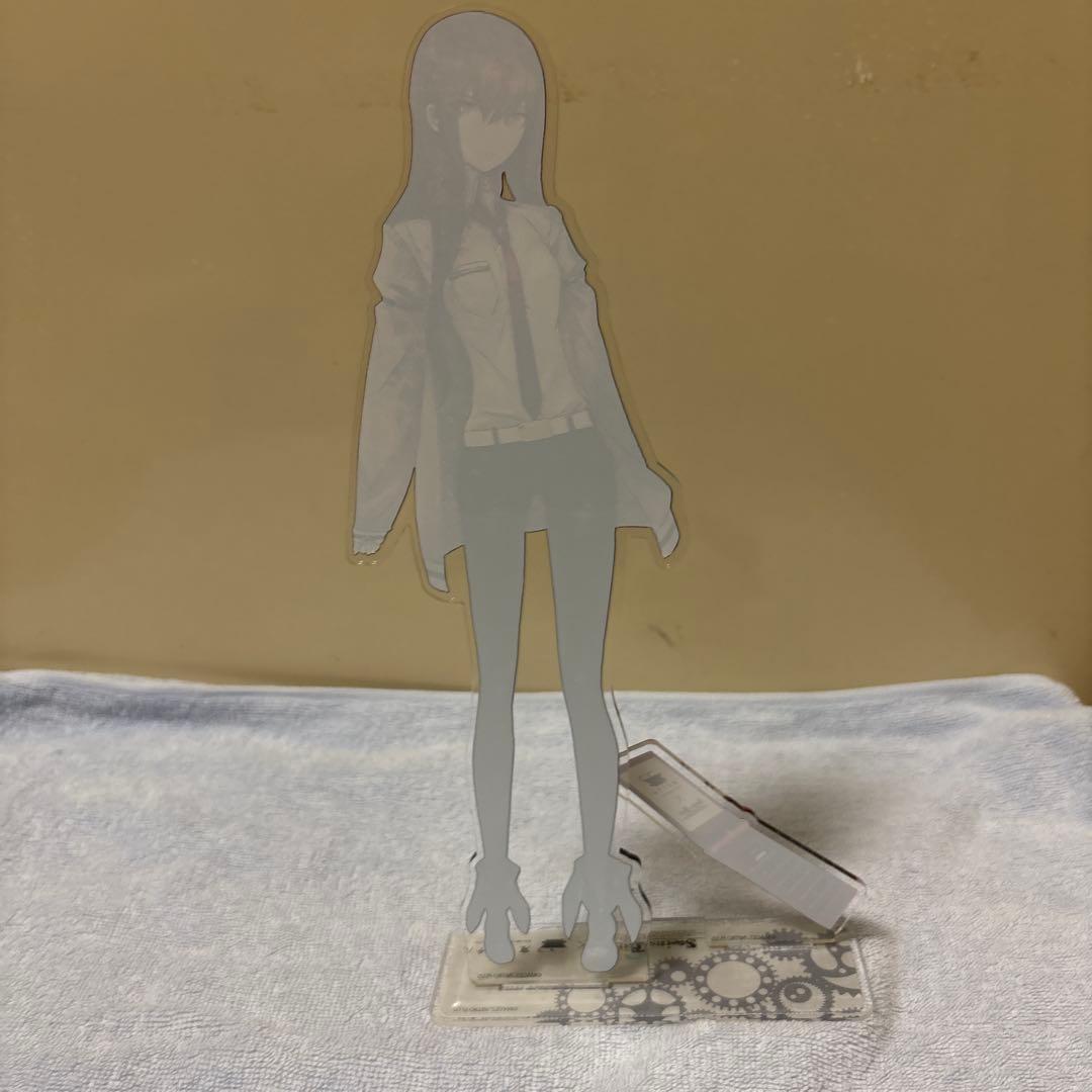 開封済み　STEINS；GATE ×変なホテル　牧瀬紅莉栖ビックアクリルスタンド
